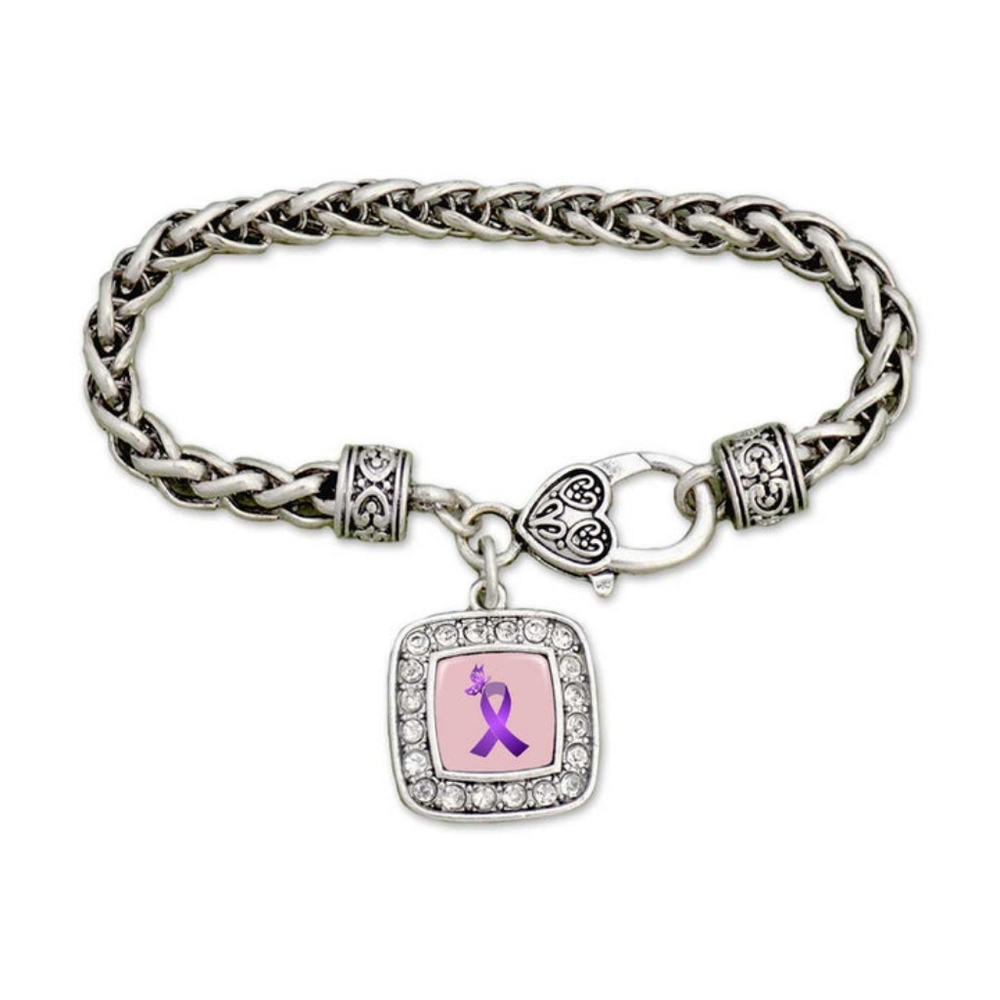 Domestic Violence Awareness Clamp Bracelet